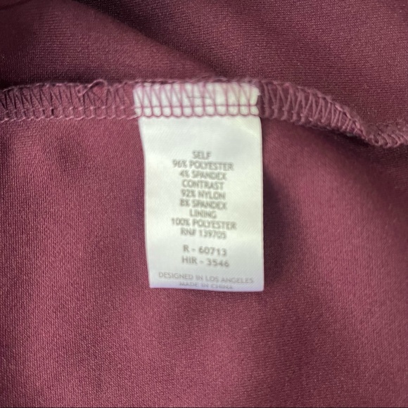 Honey and Rosie Burgundy Wine Maroon Sleeveless Dress with Lace Bodice Size XS - Picture 11 of 11